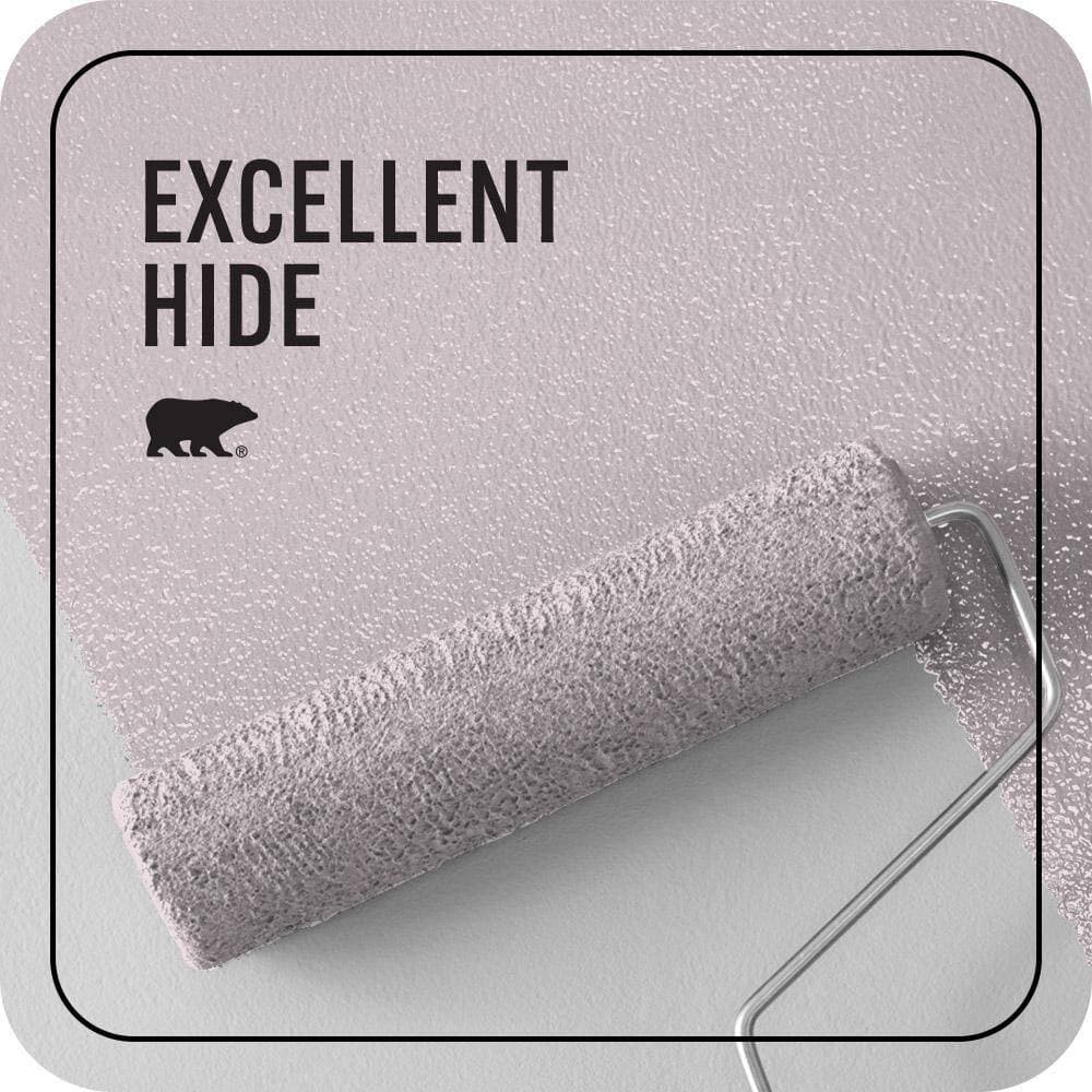BEHR PREMIUM PLUS 1 gal. #S120-1 Wine Pairing Ceiling Flat Interior Paint & Primer (2)