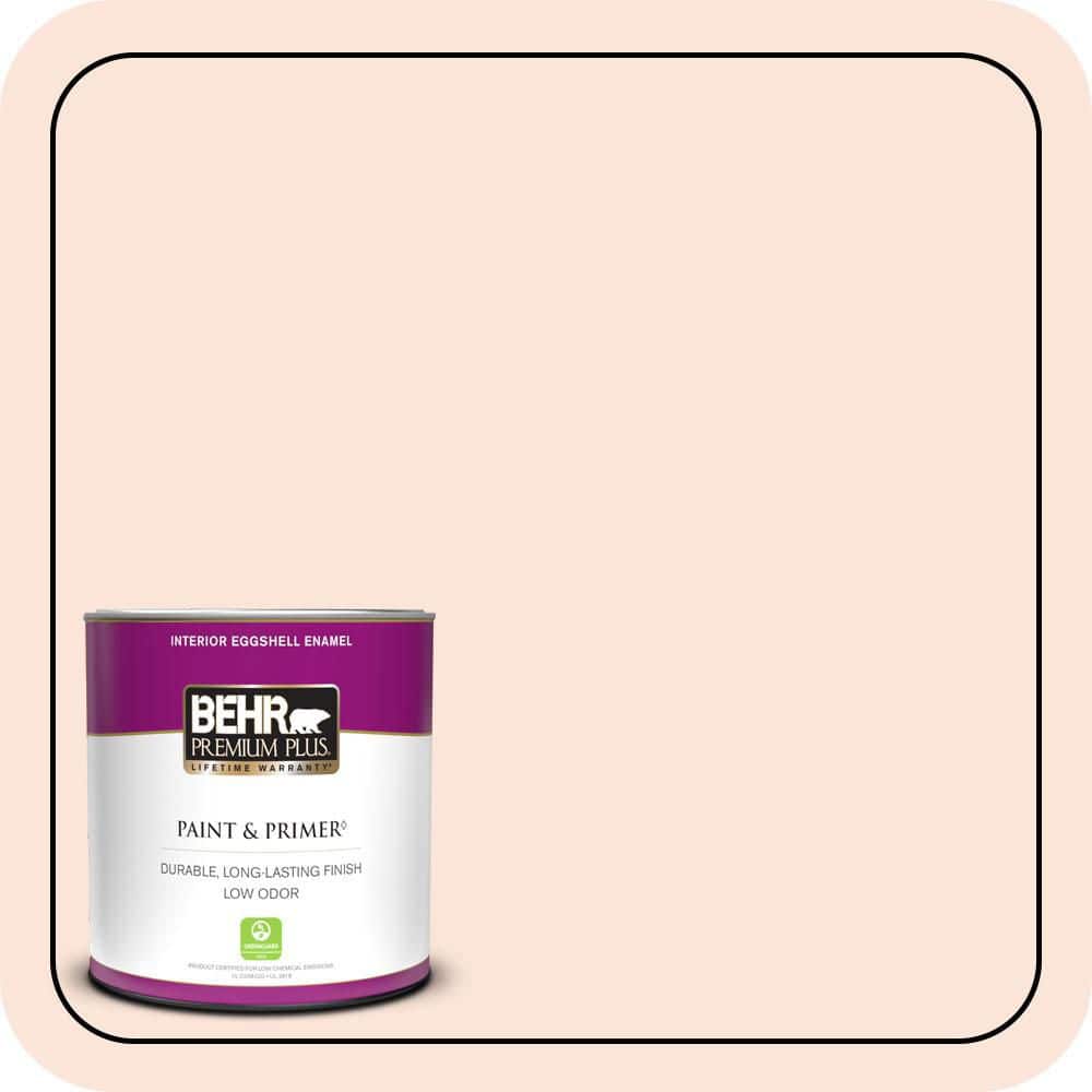 BEHR PREMIUM PLUS #210A-1 Cool Cream Enamel Interior/Exterior Paint & Primer Color Sample
