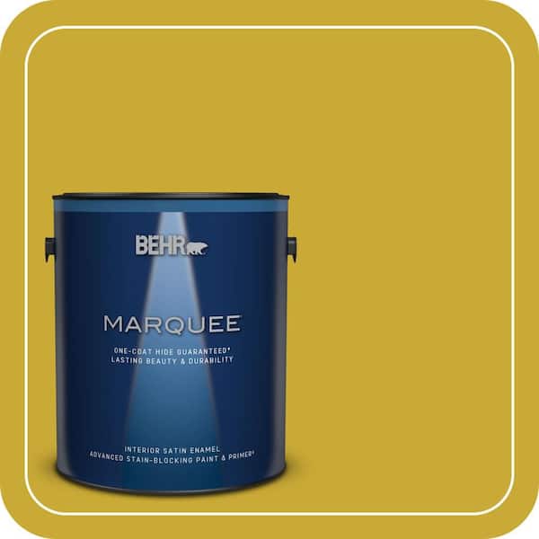 BEHR MARQUEE 1 gal. #P320-7 Sweet and Sour Satin Enamel Interior Paint & Primer (2)