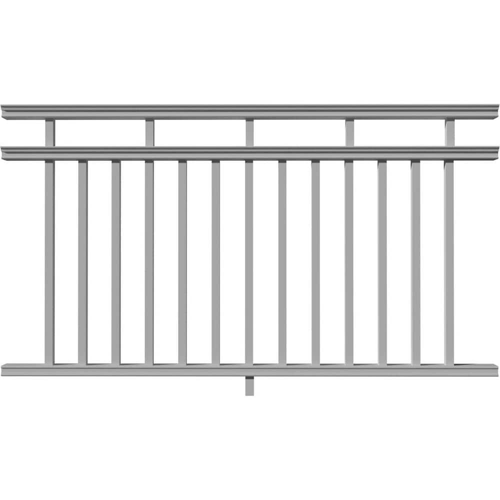 Providence 72 in. x 42 in. PVC 3-Line Level Rail Kit with Reinforcements (2)