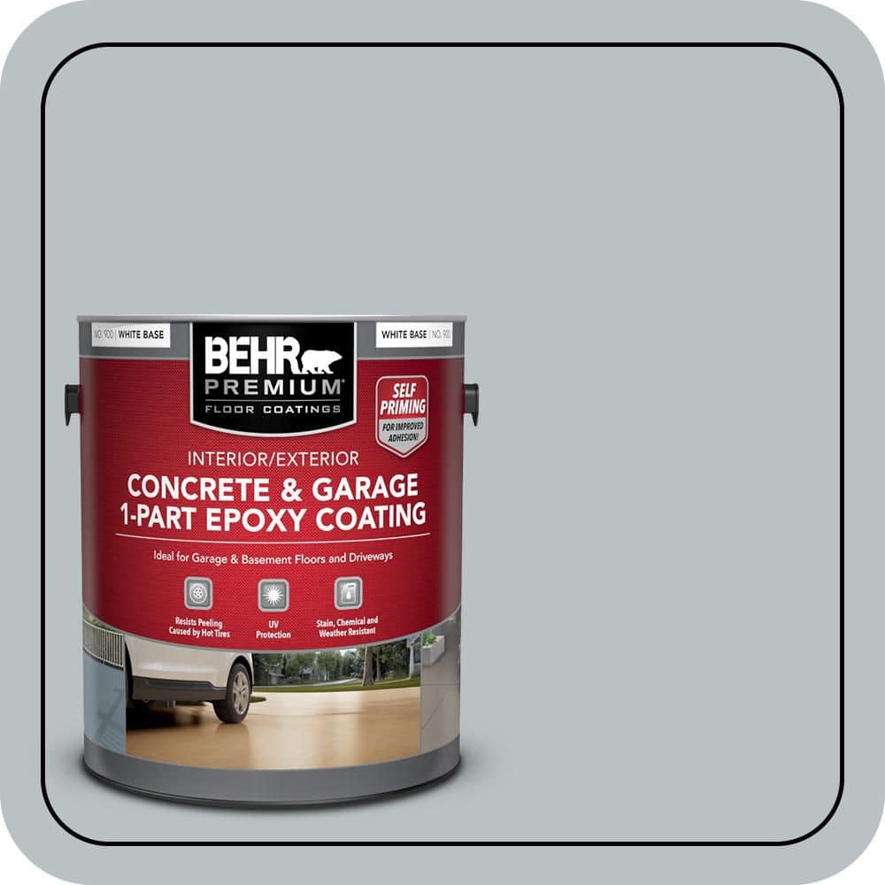 BEHR PREMIUM #MQ5-31 Self-Priming 1-Part Epoxy Satin Interior/Exterior Concrete and Garage Floor Paint (1)