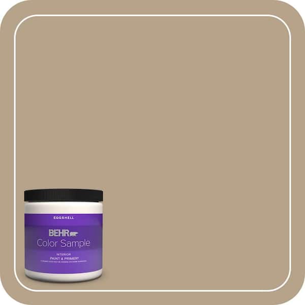 BEHR PREMIUM PLUS 8 oz. #PPU7-06 Chateau Eggshell Enamel Interior Paint & Primer Color Sample (2)