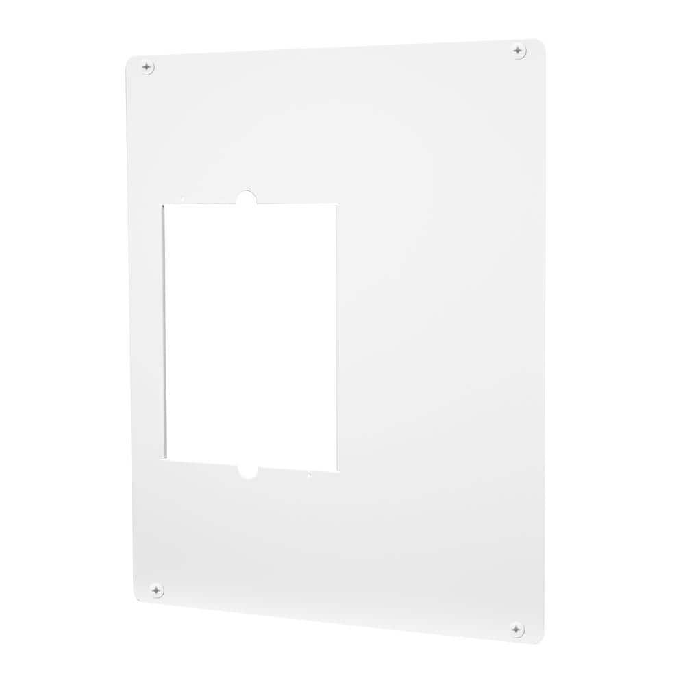 Cadet Com-Pak Plus/Max/Bath 18-1/2 in. W x 22 in. H Metal Adapter Plate White