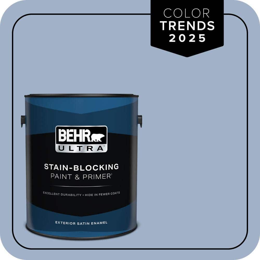 BEHR ULTRA 1 gal. #S530-3 Aerial View Satin Enamel Exterior Paint & Primer
