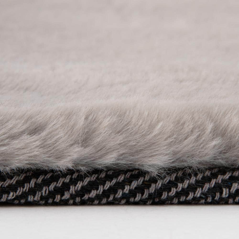 Home Decorators Collection Piper Grey 7 ft. x 9 ft. Solid Polyester Area Rug (4)