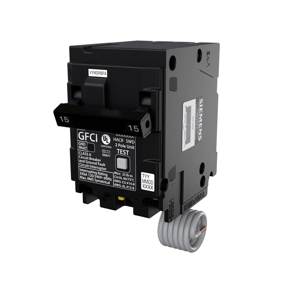 Siemens QPFB 30 Amp 2-Pole GFCI Circuit Breaker (1)