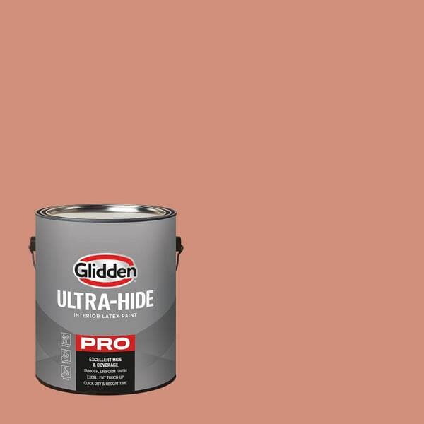 Glidden Ultra-Hide 1 gal. PPG1063-5 Orange Essential Satin Interior Paint (2)