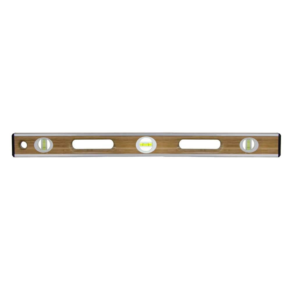 Bon Tool 24 in. Laminated I-Beam Bamboo Level
