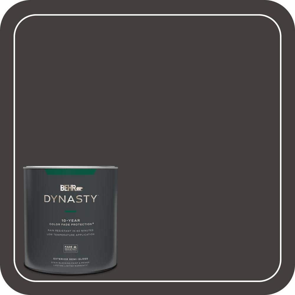 BEHR DYNASTY 1 qt. #MQ1-35 Off Broadway Semi-Gloss Exterior Stain-Blocking Paint & Primer