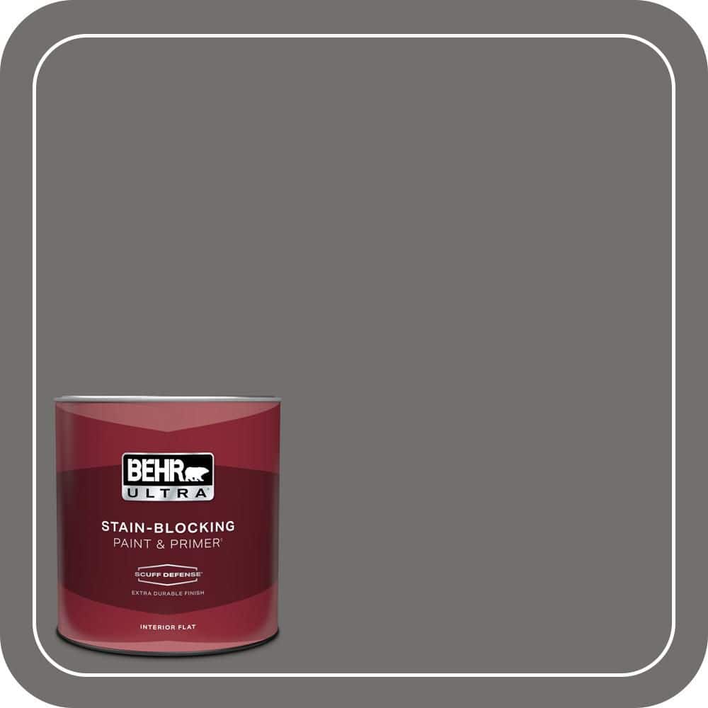 BEHR ULTRA 1 qt. #PPU24-05 Ancestral Extra Durable Flat Interior Paint & Primer
