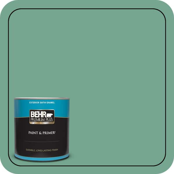 BEHR PREMIUM PLUS #M420-5 Free Green Enamel Low Odor & Primer (3)