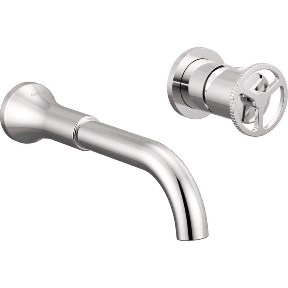 Delta Trinsic Wheel 1-Handle Wall Mount Bathroom Sink Faucet Trim Kit (Valve Not Included) (1)