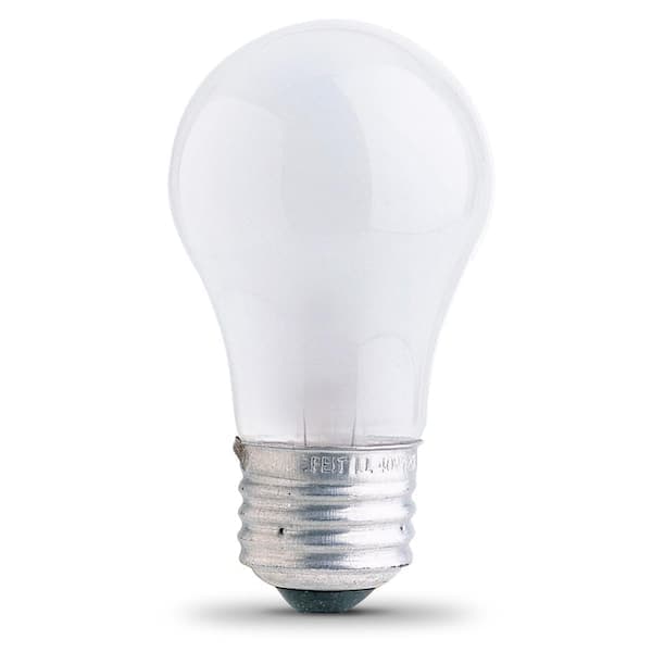 Feit Electric 25-Watt Soft White (2700K) A15 Frosted Glass E26 Base Dimmable Incandescent Appliance Light Bulb