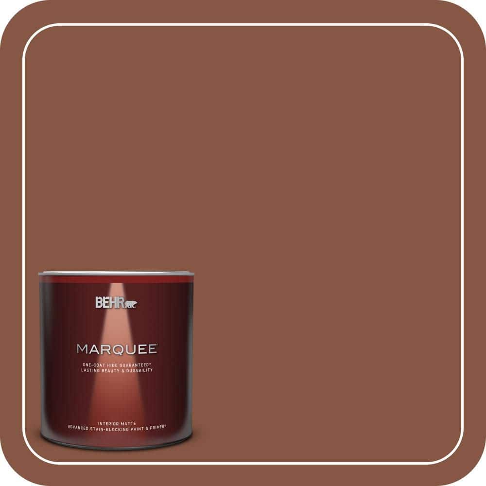 BEHR MARQUEE 1 qt. #S210-7 October Leaves Matte Interior Paint & Primer