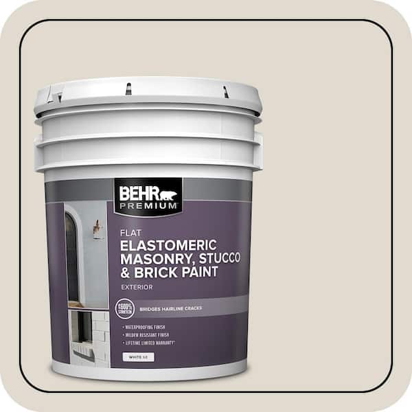 BEHR PREMIUM 5 gal. #MS-48 Misty Cove Elastomeric Masonry, Stucco and Brick Exterior Paint (2)