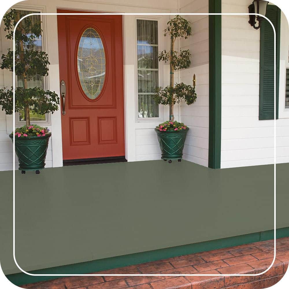 BEHR PREMIUM #SC-126 Low-Lustre Enamel Interior/Exterior Porch and Patio Floor Paint (2)