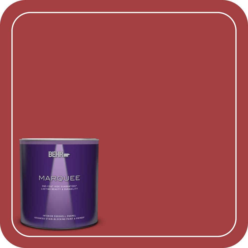 BEHR MARQUEE 1 qt. #P140-7 No More Drama Eggshell Enamel Interior Paint & Primer