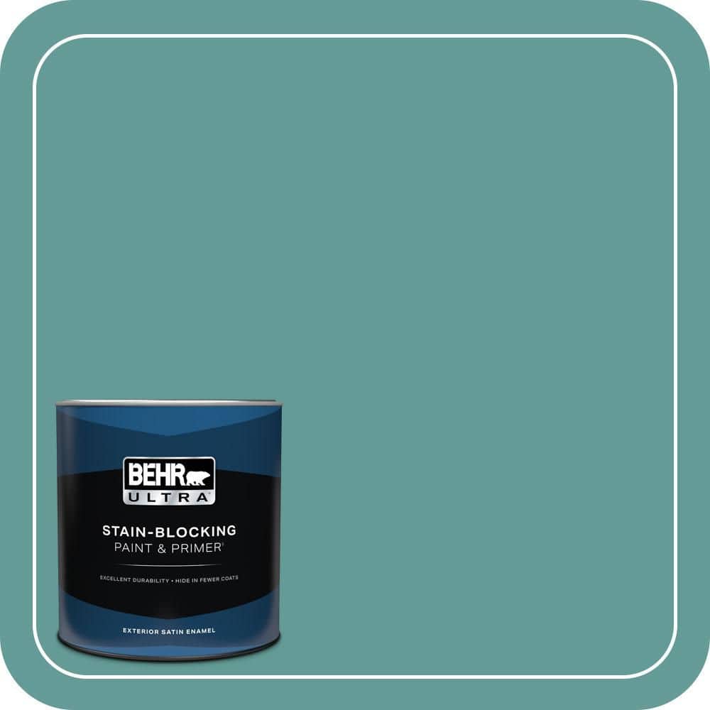 BEHR ULTRA 1 qt. #MQ6-6 Semi Precious Satin Enamel Exterior Paint & Primer