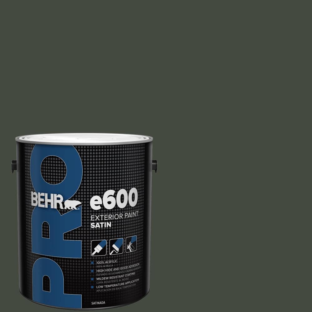 BEHR PRO 1 gal. #BXC-12 Deep Forest Satin Exterior Paint