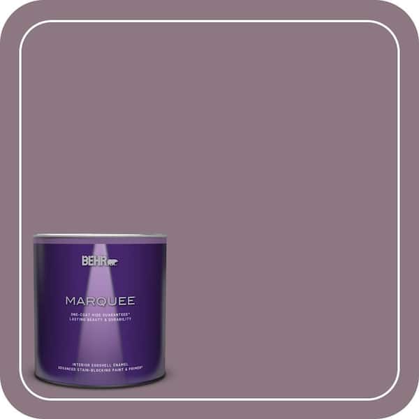 BEHR PREMIUM PLUS 1 gal. #BNC-20 Purple Rubiate Semi-Gloss Enamel Low Odor Interior Paint & Primer (3)