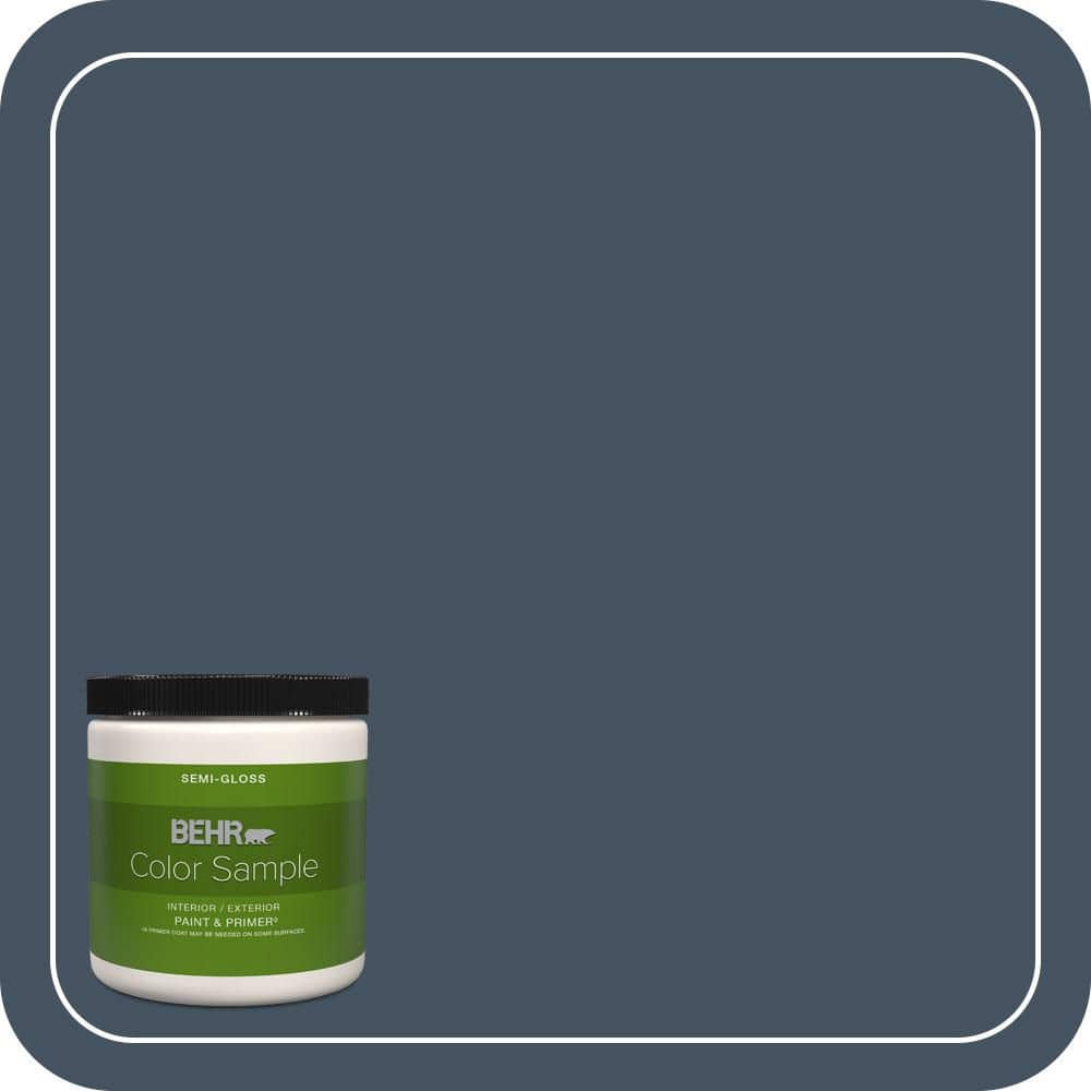 BEHR PREMIUM PLUS #ECC-30-3 Night Tide Enamel Low Odor & Primer (1)