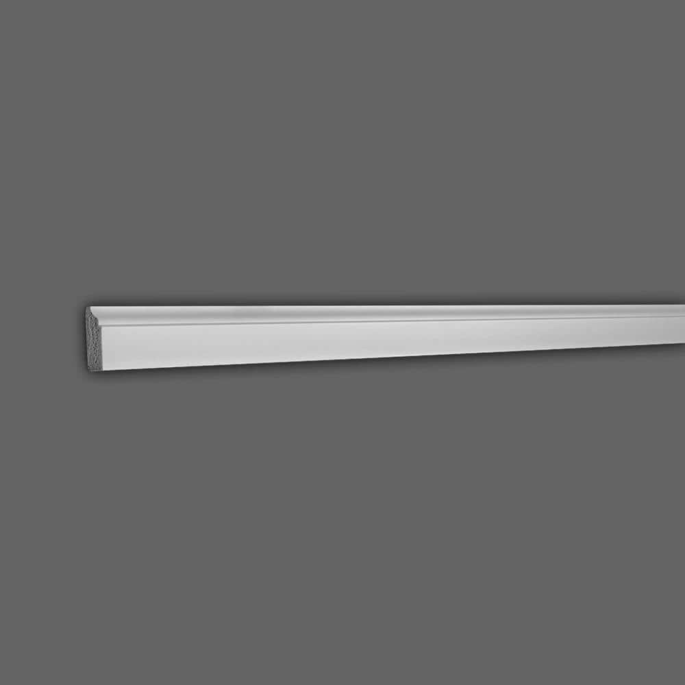 American Pro Decor WM 935 1-5/8 in. x 9/16 in. x 6 in. Long Recycled Polystyrene Door Stop Moulding Sample (2)