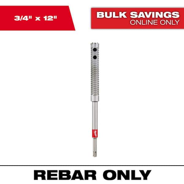 Milwaukee 3/4 in. x 12 in. SDS-Plus Rebar Cutter (2)