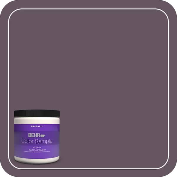 BEHR PREMIUM PLUS 8 oz. #690F-7 Indulgent Eggshell Enamel Interior Paint & Primer Color Sample (2)