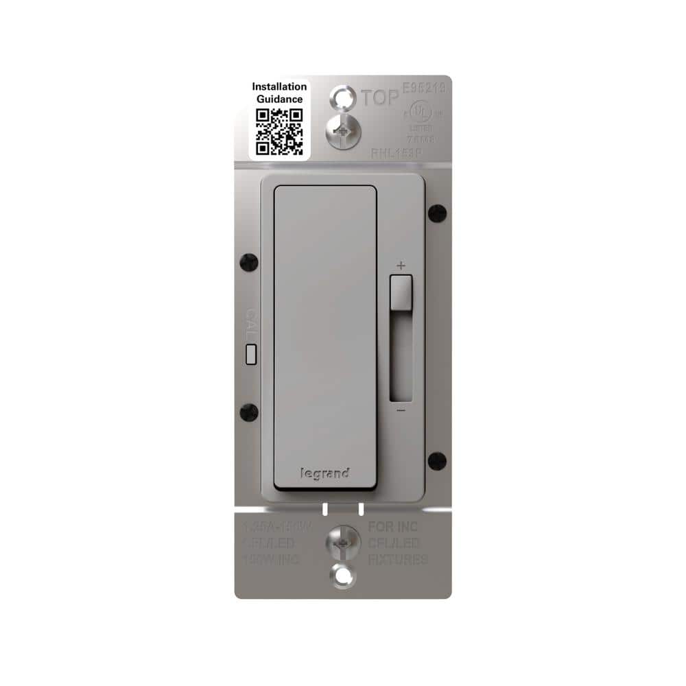 Legrand radiant 150W Rocker Dimmer for LED/CFL/Halogen/Incandescent Bulbs, 3-Way/1-Pole (1)