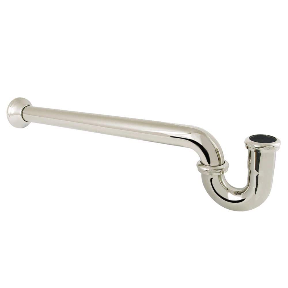 Kingston Brass Vintage 1-1/2 in. Brass Decor P-Trap in Polished Nickel (1)