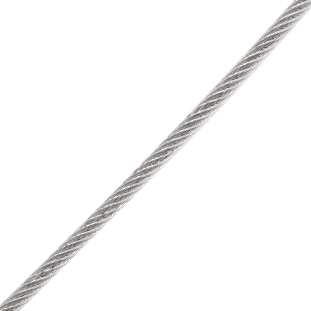 Everbilt 1/8 in. x 1 ft. Vinyl Coated Wire Rope