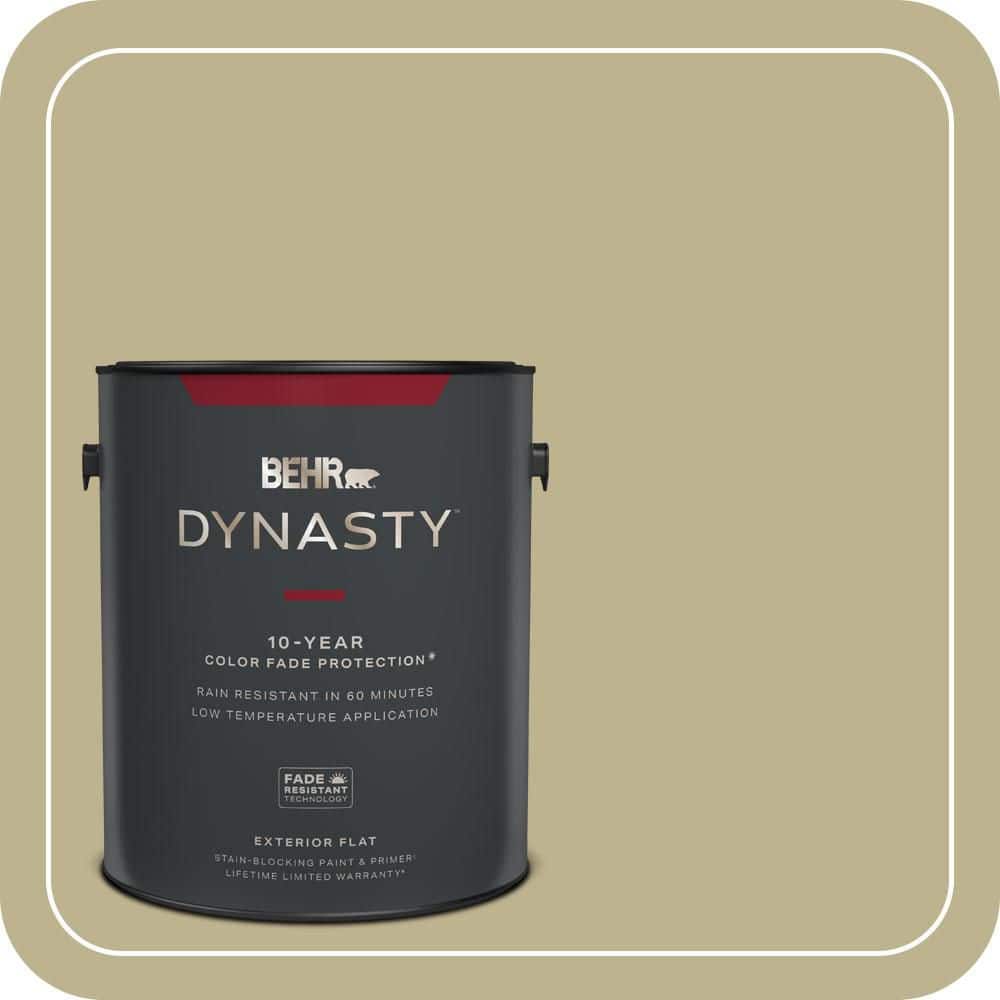 BEHR DYNASTY 1 gal. #PPU9-10 Wasabi Powder Flat Exterior Stain-Blocking Paint & Primer