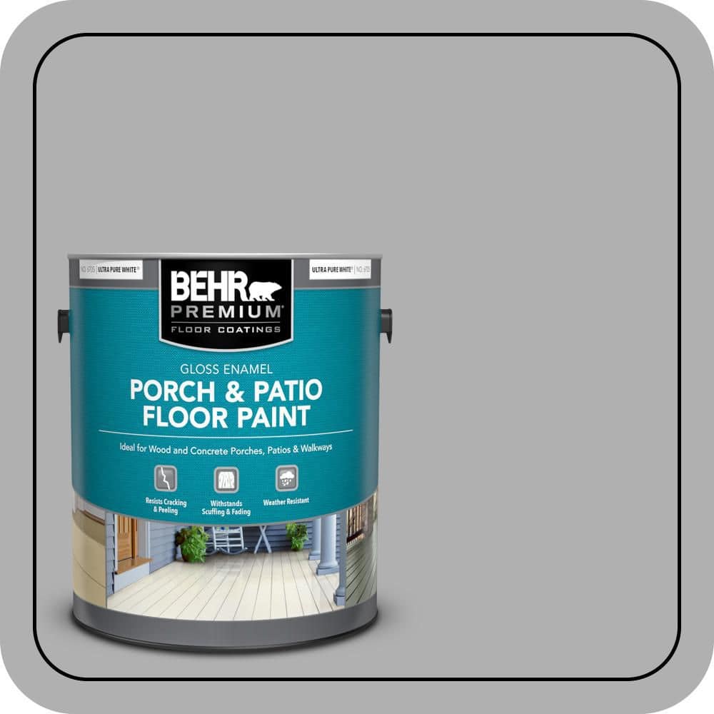 BEHR PREMIUM 1 gal. #780F-4 Sparrow Gloss Enamel Interior/Exterior Porch and Patio Floor Paint