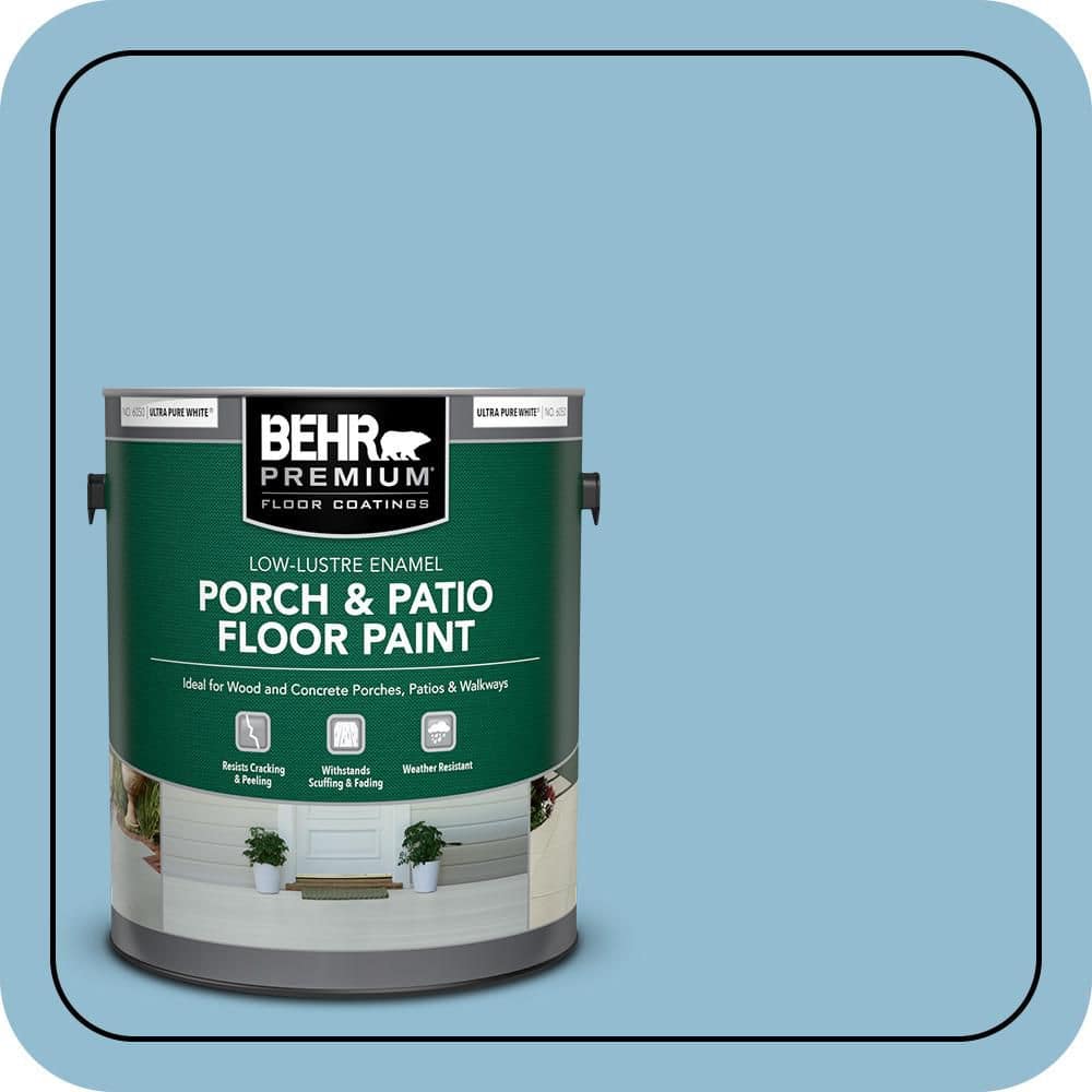 BEHR PREMIUM #S490-3 Low-Lustre Enamel Interior/Exterior Porch and Patio Floor Paint (1)