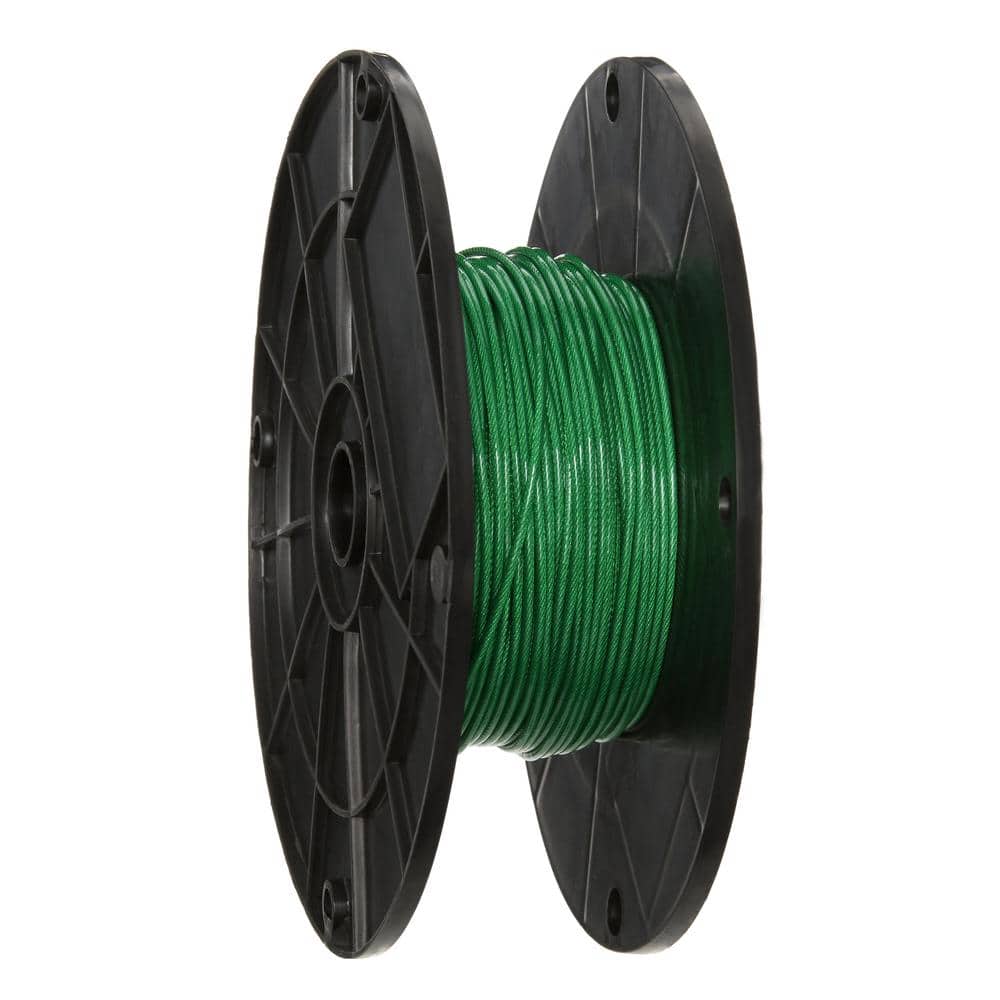 Everbilt 1/16 in. x 250 ft. Galvanized Vinyl Coated Steel Wire Rope (3)