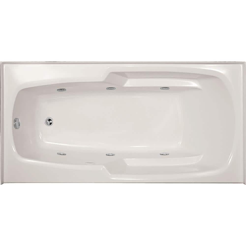 Hydro Systems Entre 66 in. W. 32 in. Rectangular Drop-In Combination Bathtub with Drain (1)
