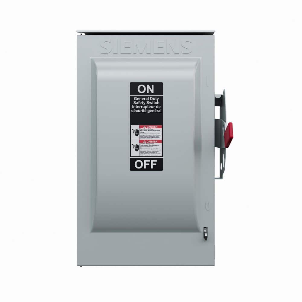 Siemens 100 Amp 240-V 3-Pole Non-Fusible Outdoor General Duty VBII Safety Switch (2)