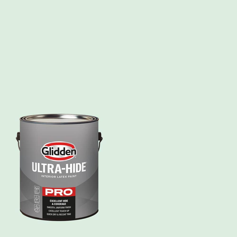 Glidden Ultra-Hide 1 gal. PPG1227-1 Sea Mist Eggshell Interior Paint