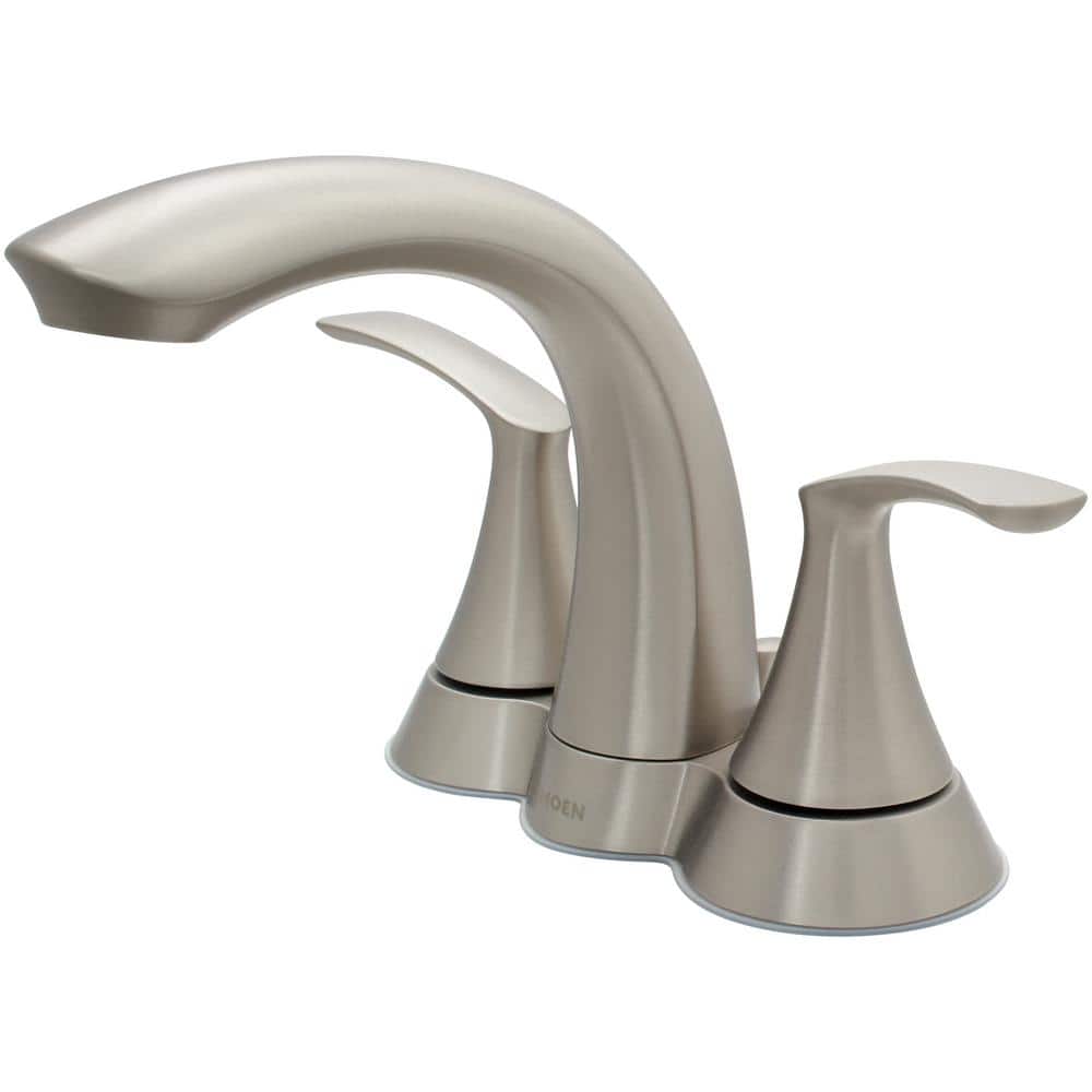 MOEN Darcy 4 in. Centerset 2-Handle Bathroom Faucet in Spot Resist Brushed Nickel (4)