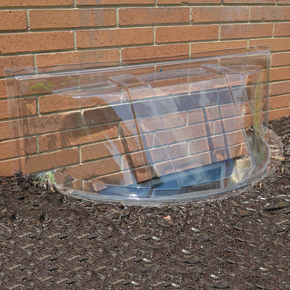 SHAPE PRODUCTS 39 in. W x 17 in. D x 15 in. H Premium Round Bubble Window Well Cover (3)