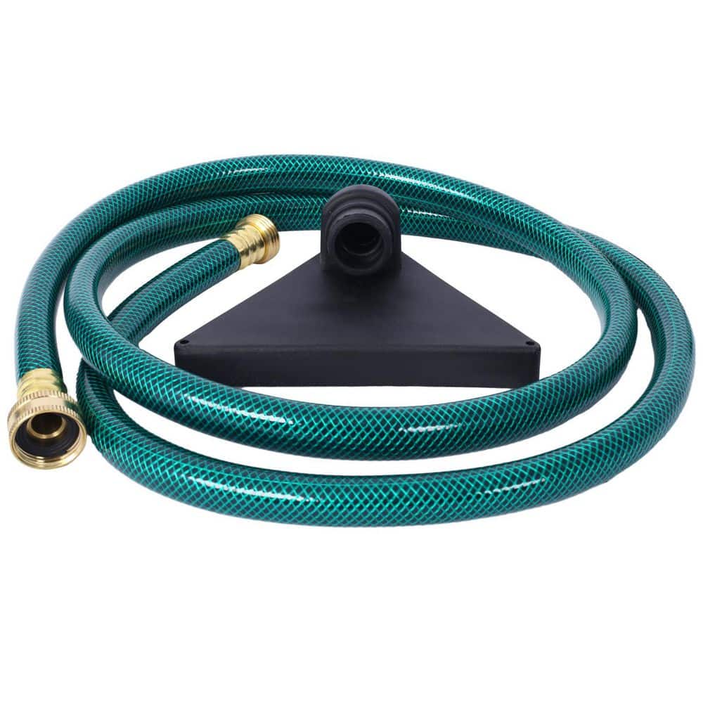 Tahanbath 115V 330 GPH Water Transfer Pump Per Hour-Portable Electric Utility Pump with 6 ft. Water Hose Kit, Green (2)