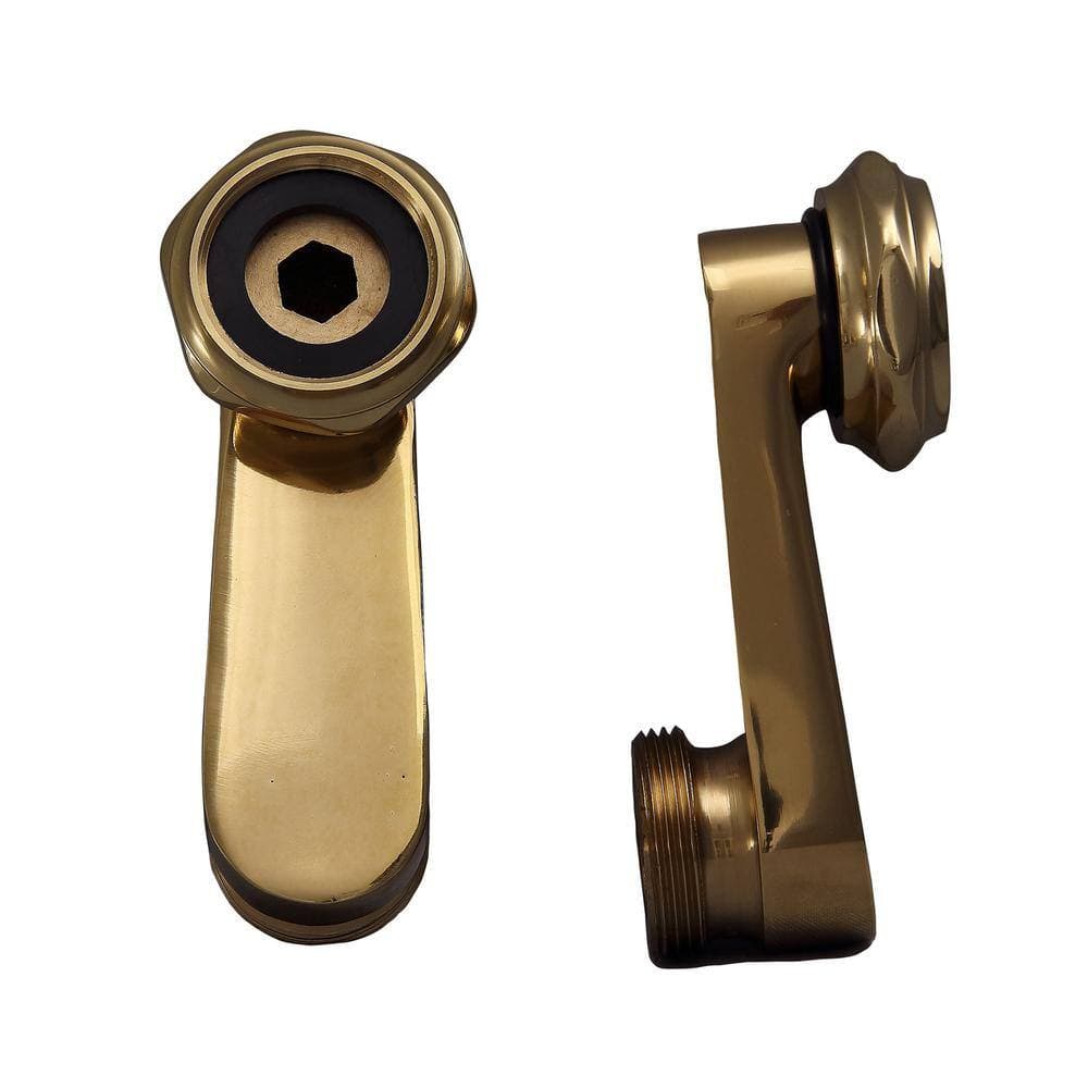Barclay Products 3 in. Deck Mount Swivel Arms in Polished Brass (2)
