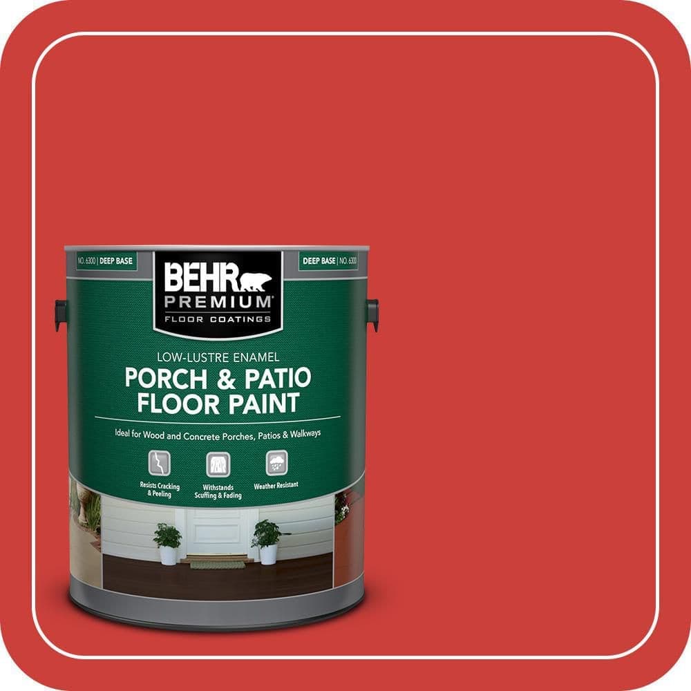 BEHR PREMIUM #S-G-180 Low-Lustre Enamel Interior/Exterior Porch and Patio Floor Paint (1)