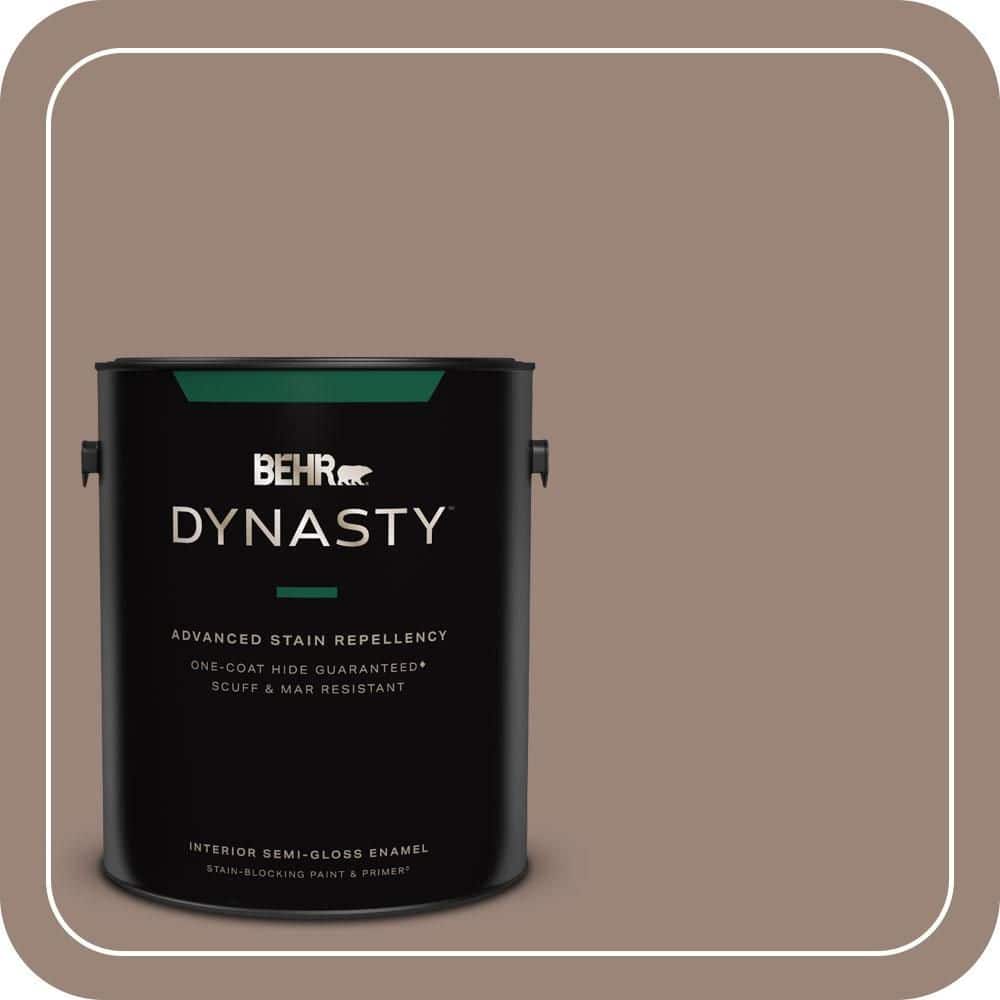 BEHR DYNASTY 1 gal. #PMD-52 Flower Wood Semi-Gloss Enamel Interior Stain-Blocking Paint & Primer