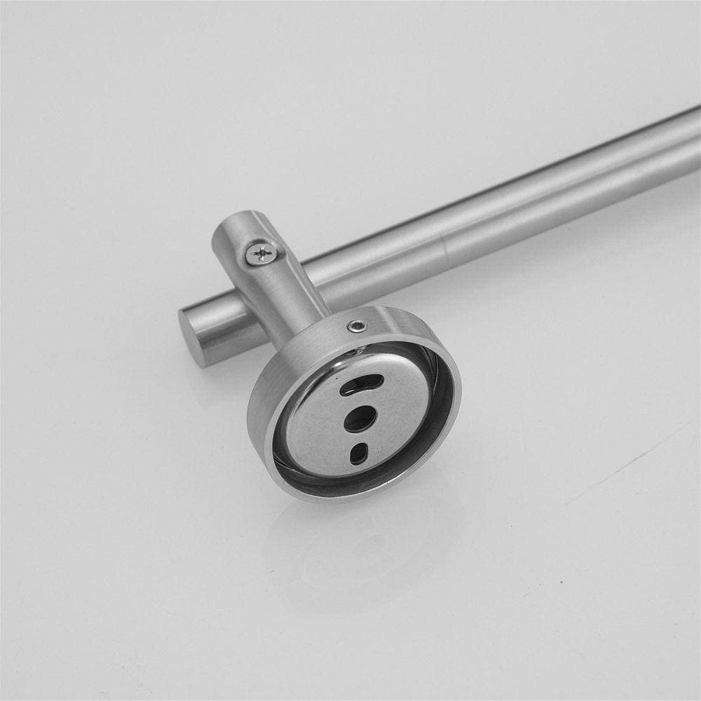 HMMHVV 5-Piece Bathroom Hardware Set with Towel Bar Set Stainless Steel Bathroom Accessories Set (2)