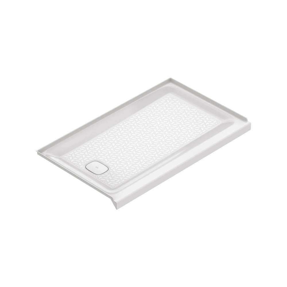 American Standard Aspirations 60 in. L x 36 in. W Single Threshold Alcove Shower Pan Base with Left Drain in White (1)