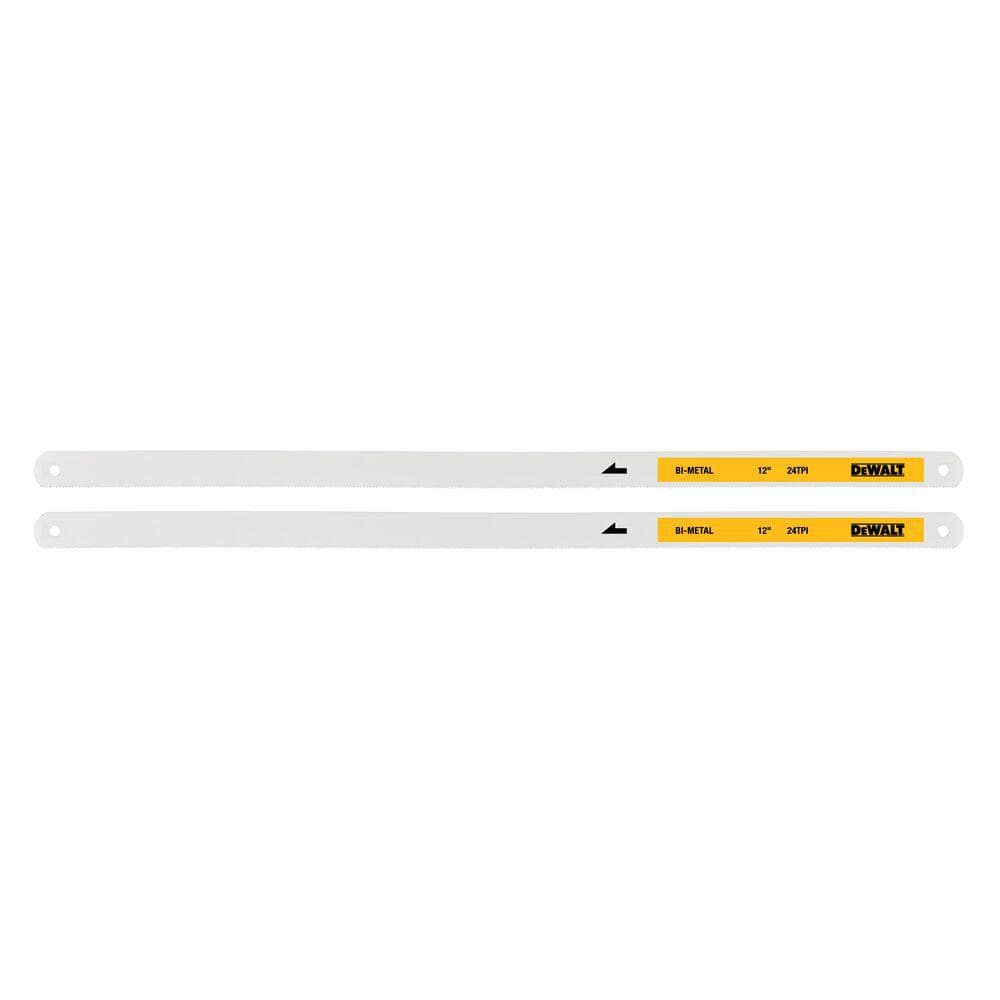 DEWALT 12 in. 24-TPI Bi-Metal Hacksaw Blade (2-Pack) (3)