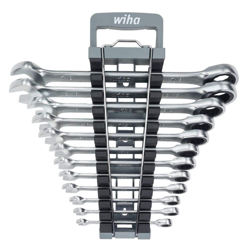 Wiha Combination Ratchet Wrench Set-SAE (12-Piece) (1)
