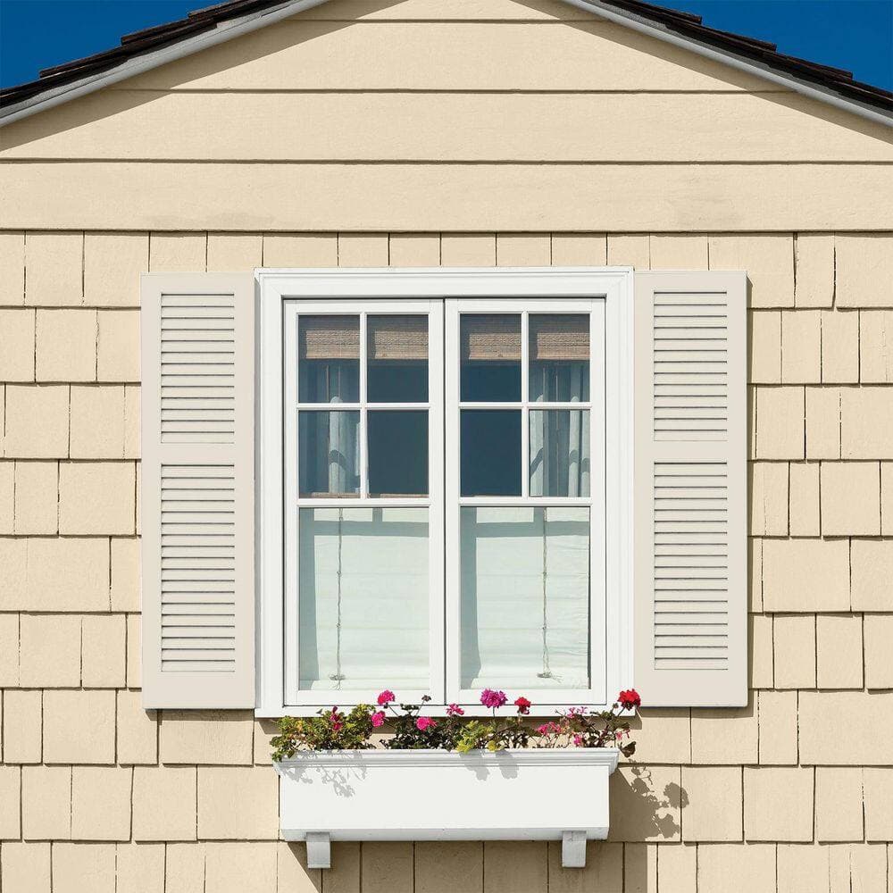 Glidden Premium 1 qt. PPG1097-2 Southern Breeze Satin Exterior Latex Paint (4)