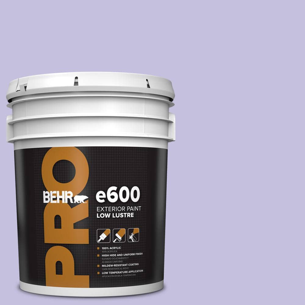 BEHR PRO 5 gal. #630A-3 Weeping Wisteria Low Luster Exterior Paint